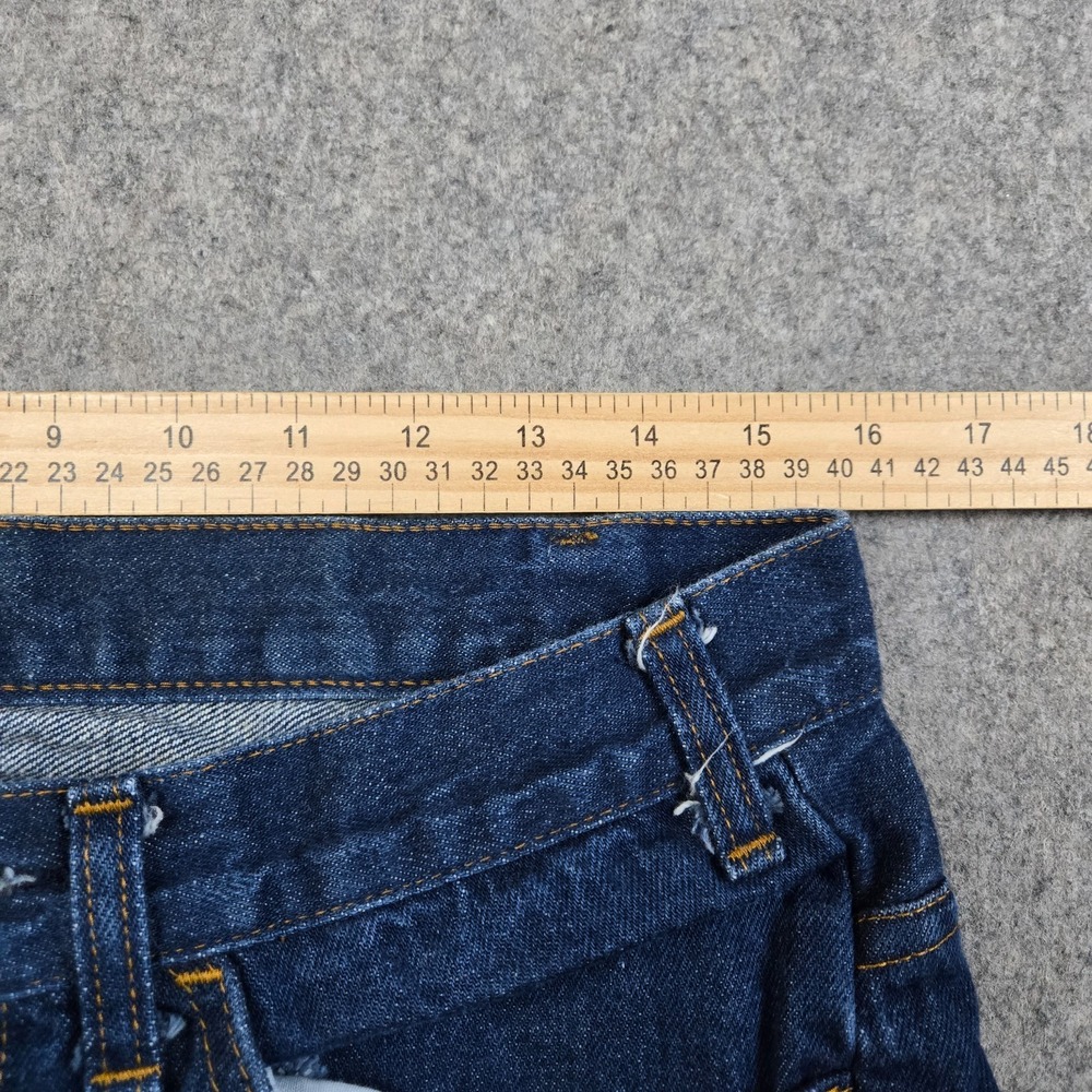 Vintage Bayly Jeans Mens 34x29* Straight Leg Dark Wash Outdoors 90s Made in USA - Picture 7 of 11